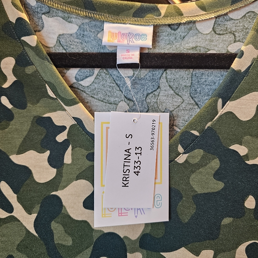 Camouflage LuLaRoe Kristina Tank Top - Picture 2 of 5